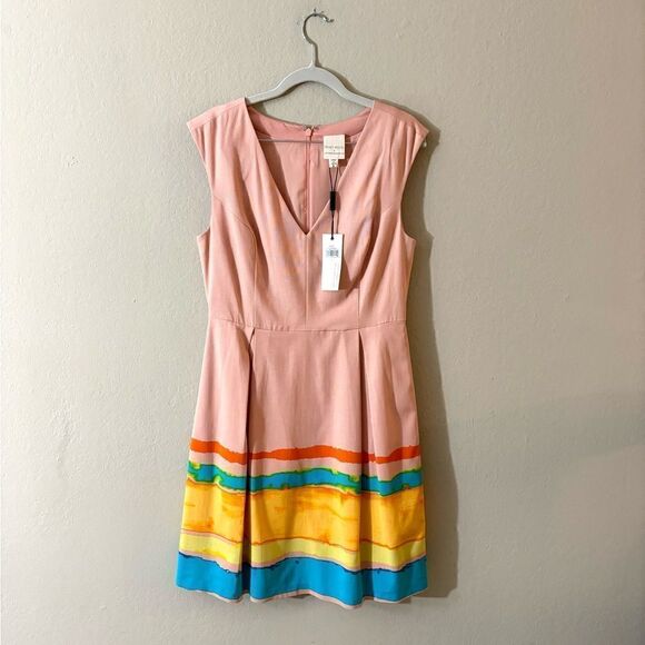 NWT Tracy Reese For Anthropologie Mini Pink Dress Size 6 - Picture 7 of 13